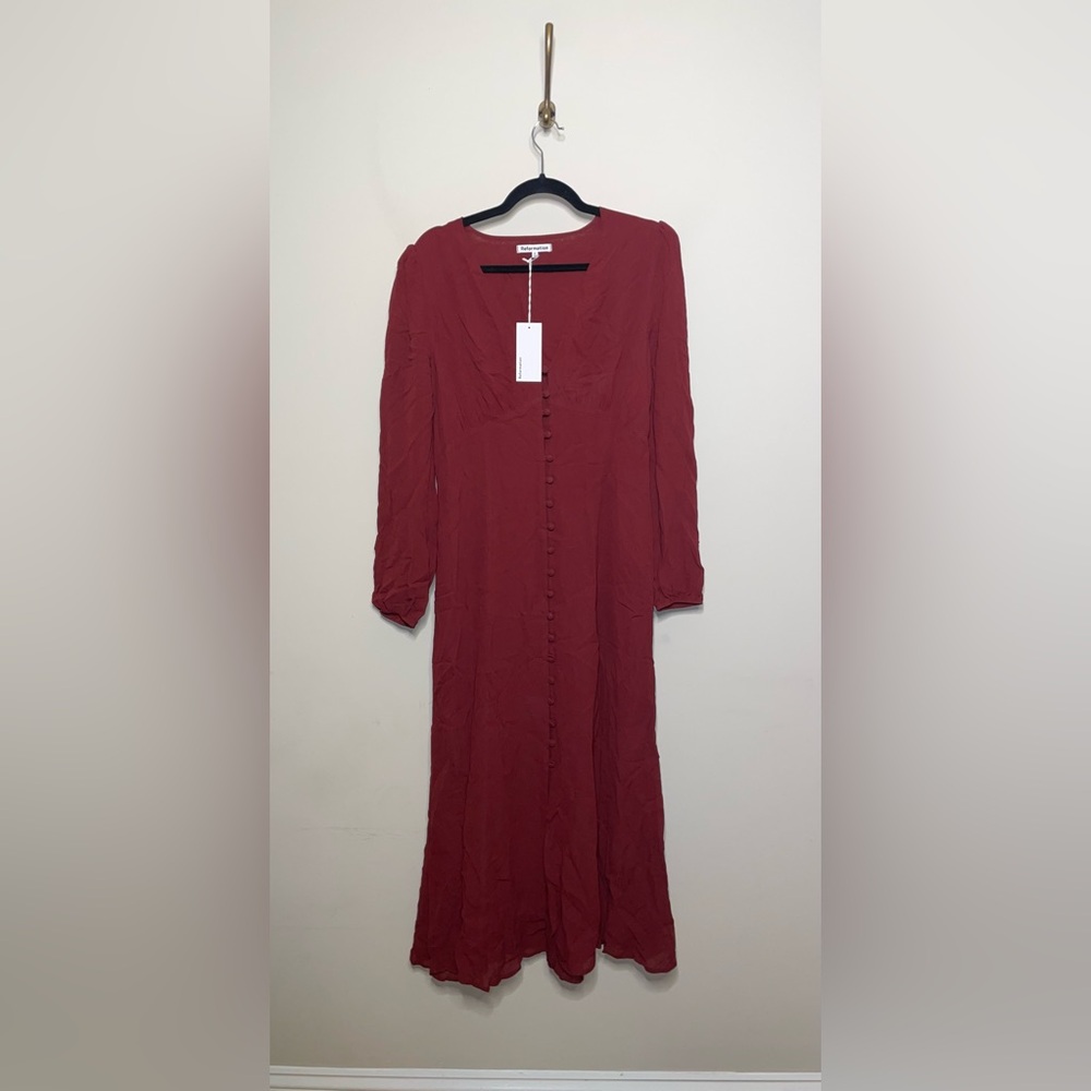 Reformation Brogan Dress in Chianti - Picture 6 of 10